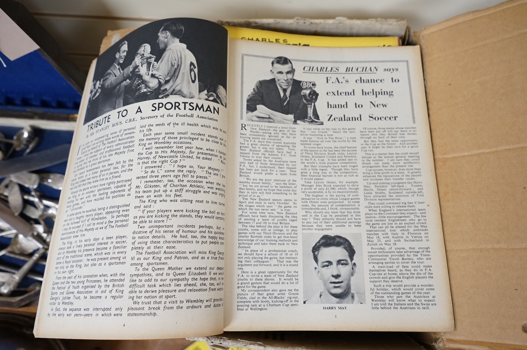 Charlie Buchan's Football Monthly, a complete run from Sept 1951 - Nov 1965